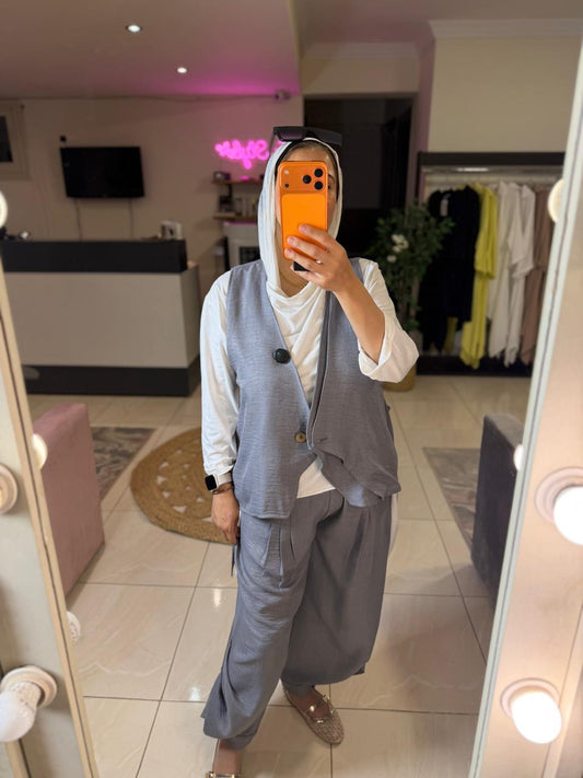 Linen Gray Set