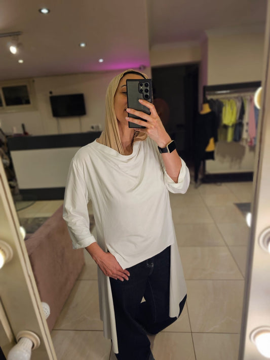 High low White Top