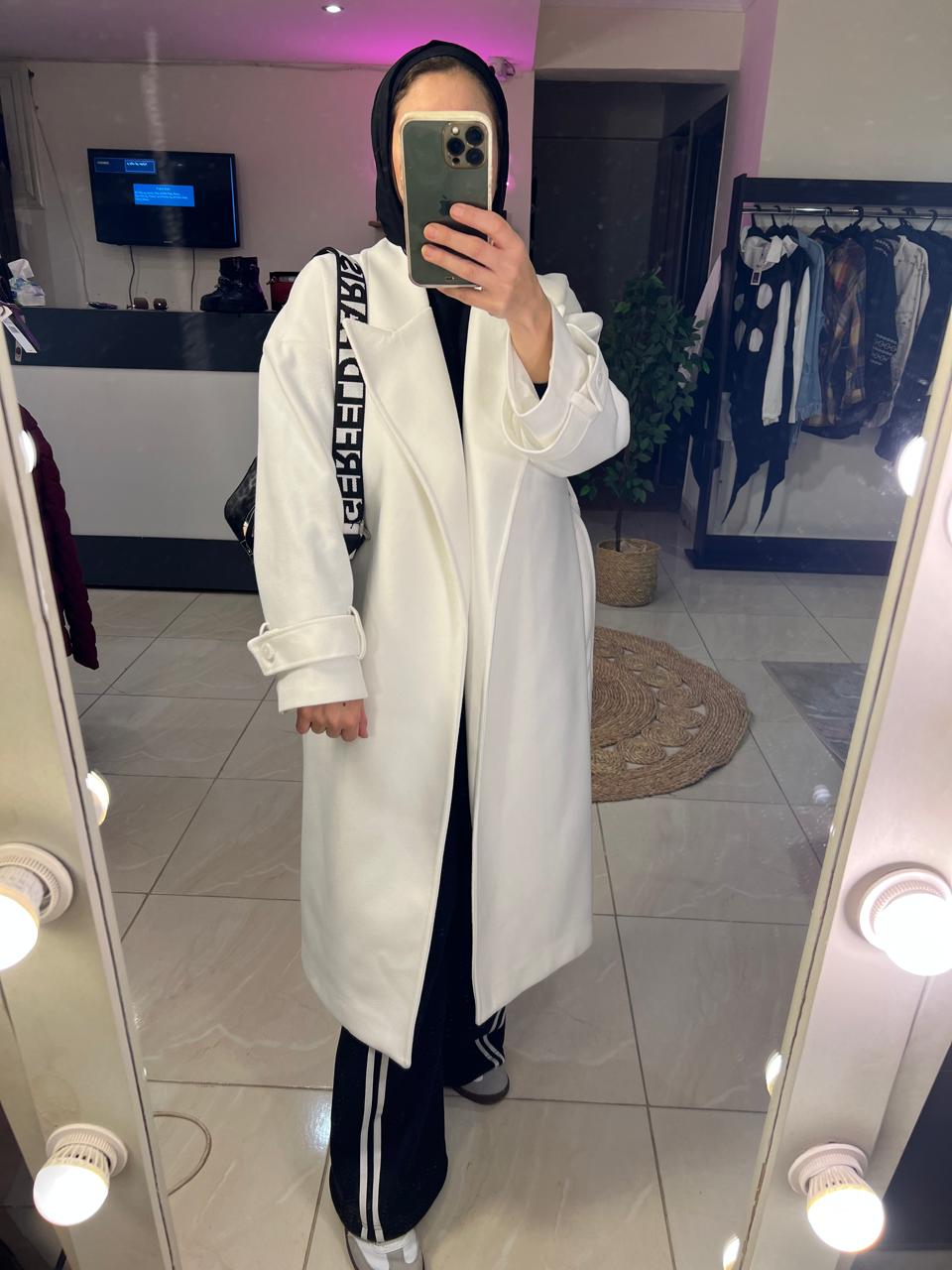 White Wool Coat