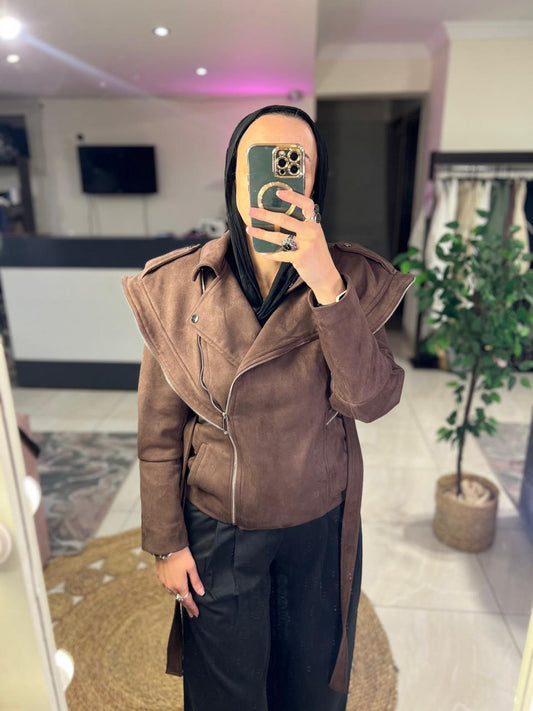 Brown Suede Jacket