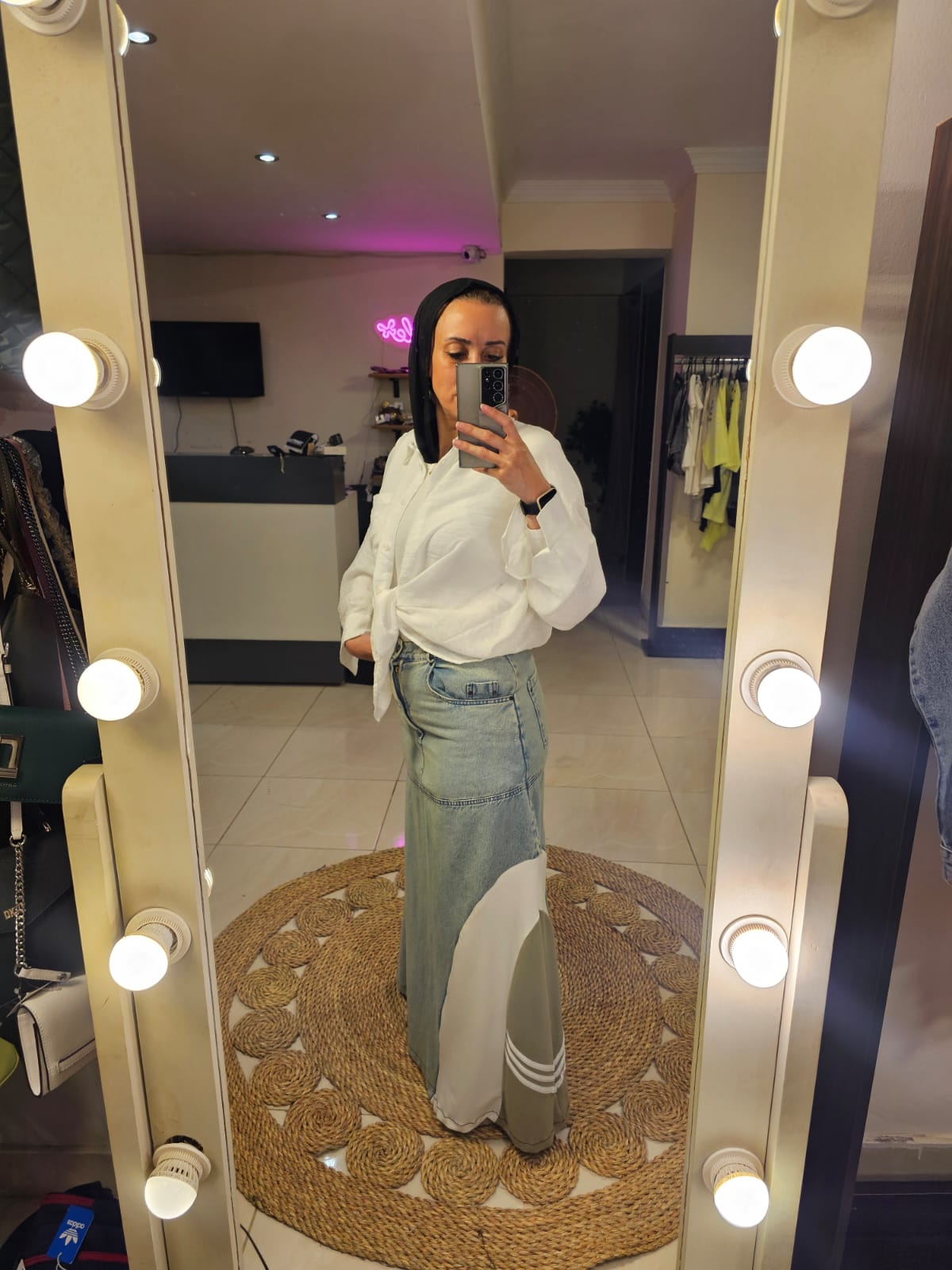 Blue jeans Skirt