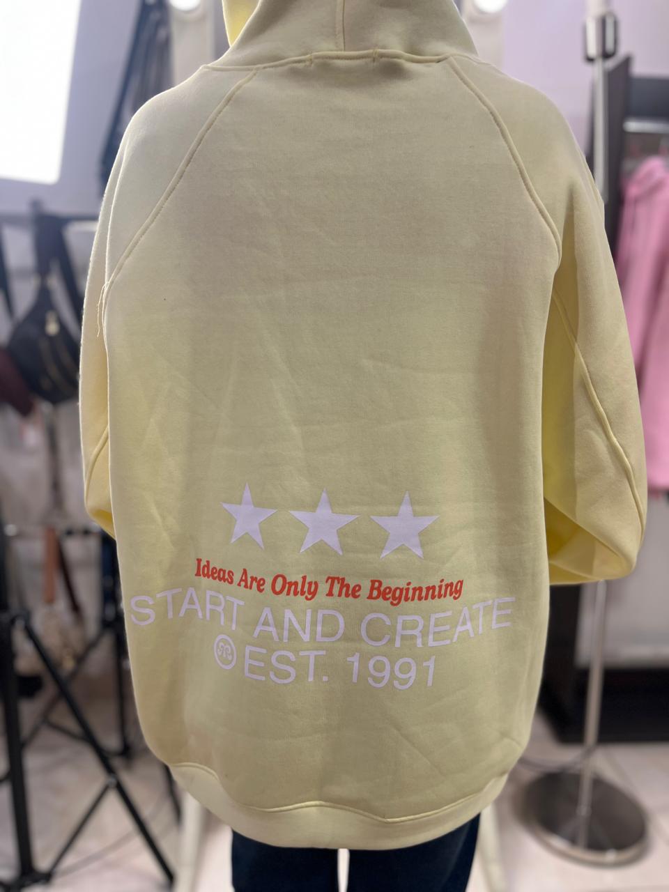Start & Create Melton Sweatshirt