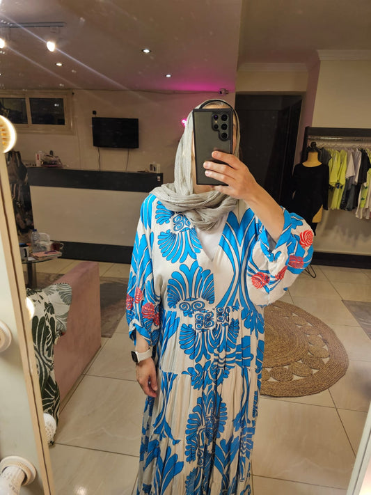 Blue Turkish Dress
