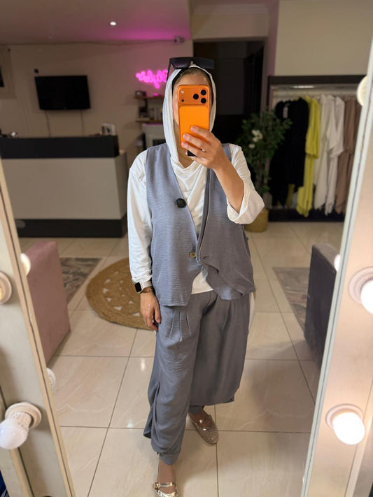 Linen Gray Set