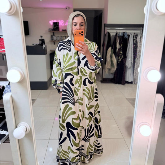 Lenin Green Dress