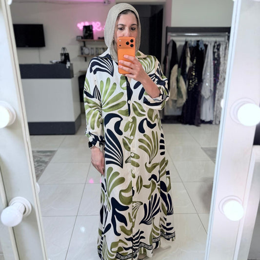 Lenin Green Dress