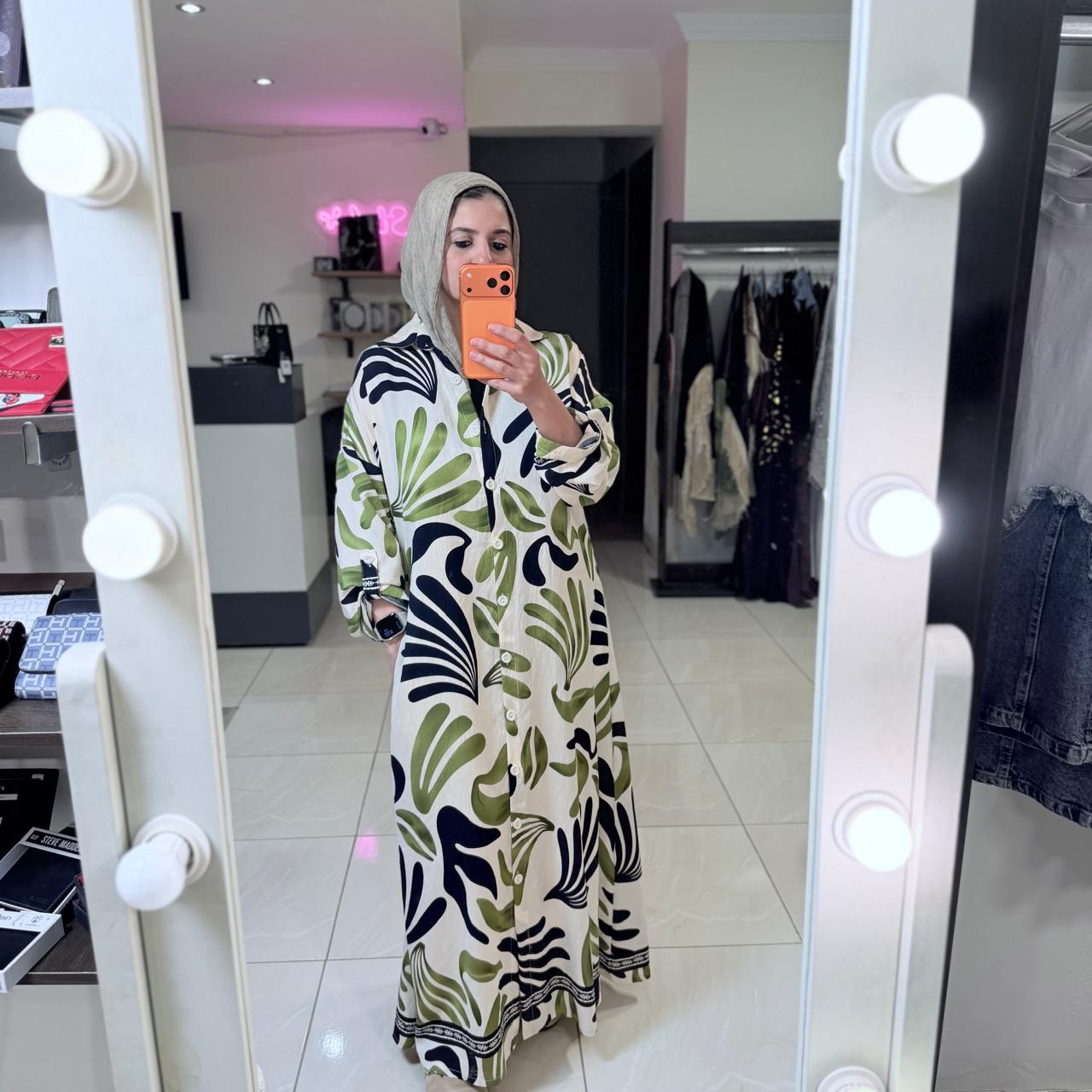 Lenin Green Dress
