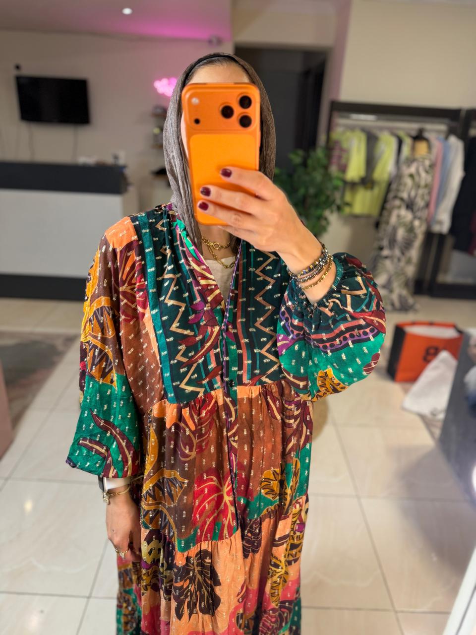 Printed Turkish Dress