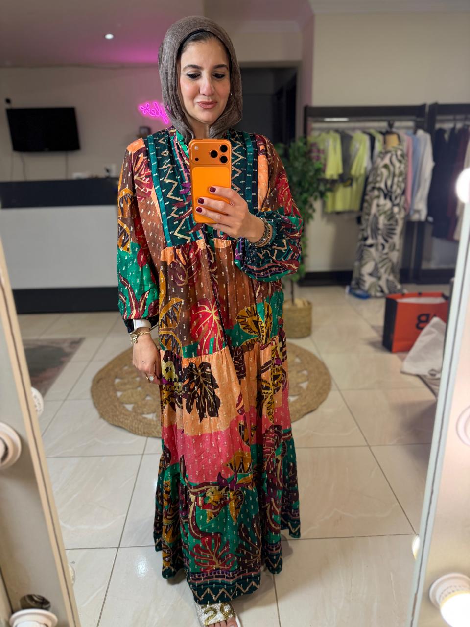 Printed Turkish Dress