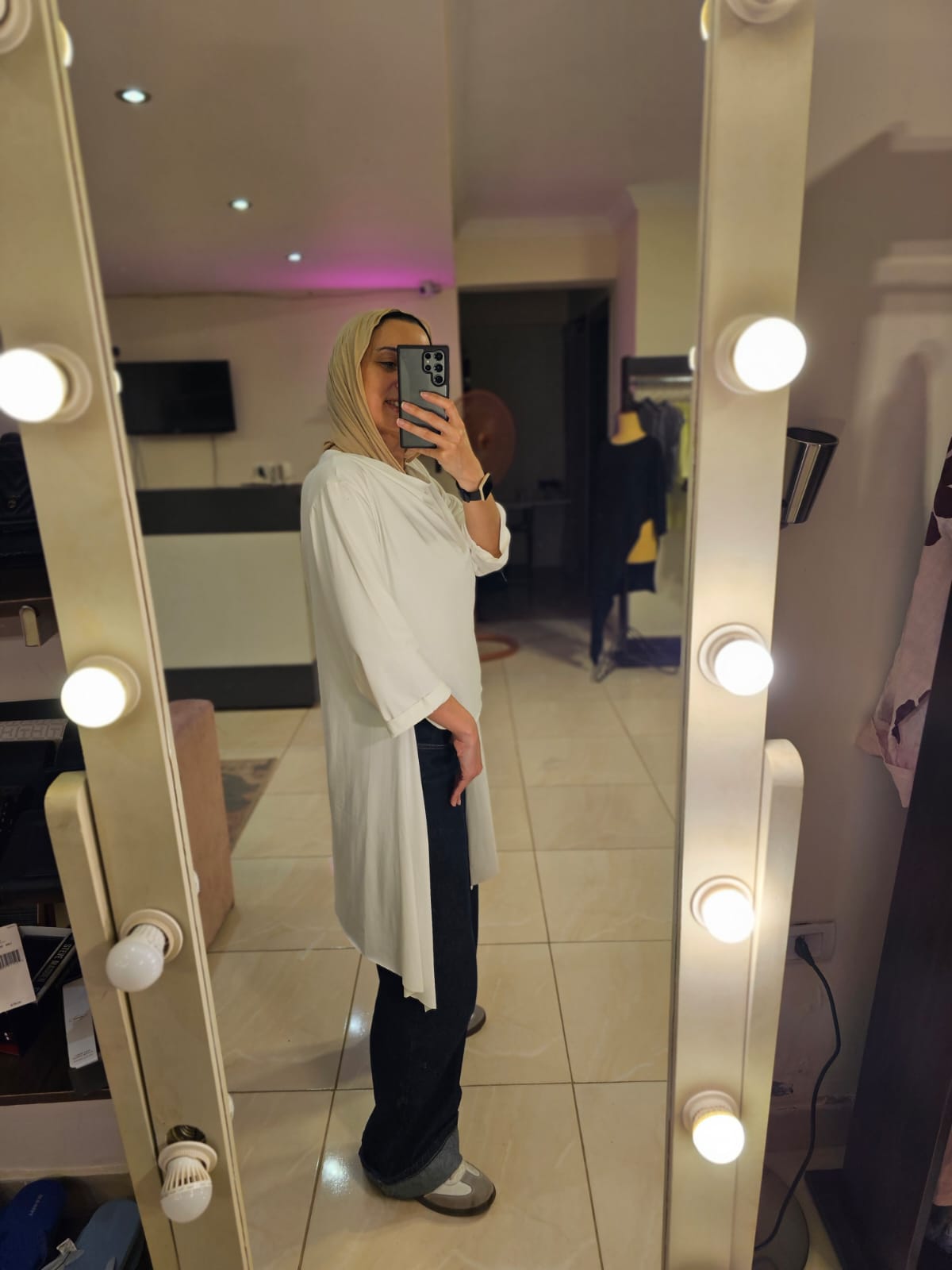 High low White Top