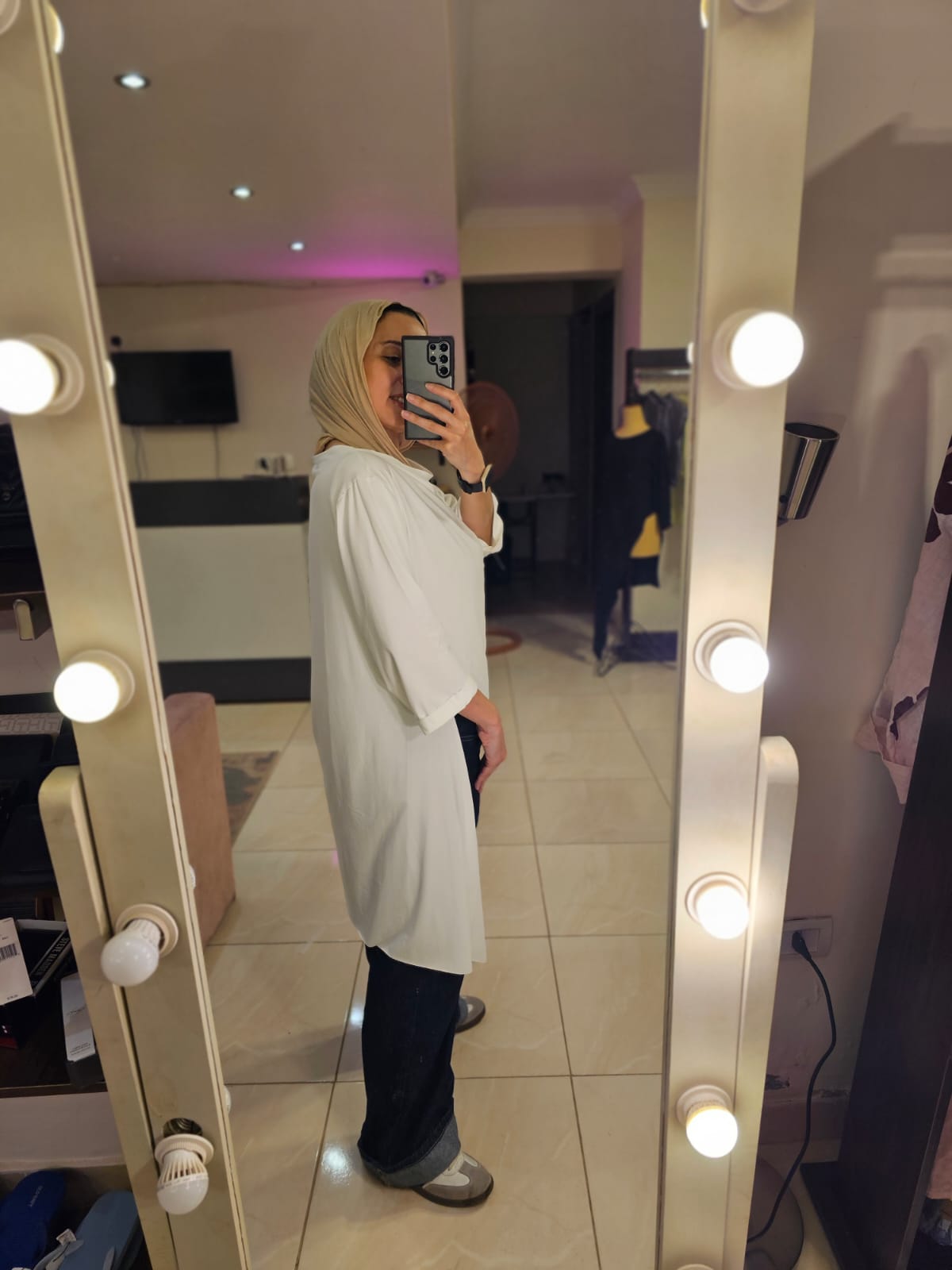 High low White Top