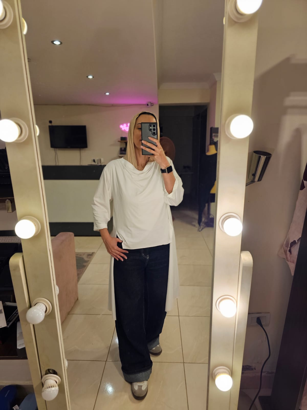 High low White Top