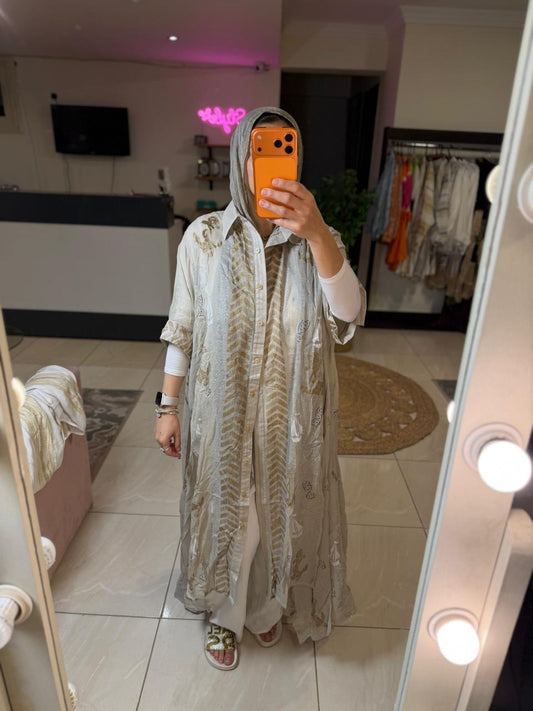 Indian Beige Cardigan