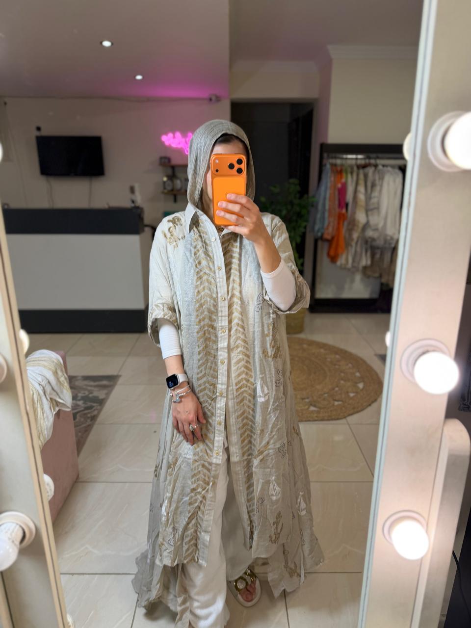 Indian Beige Cardigan