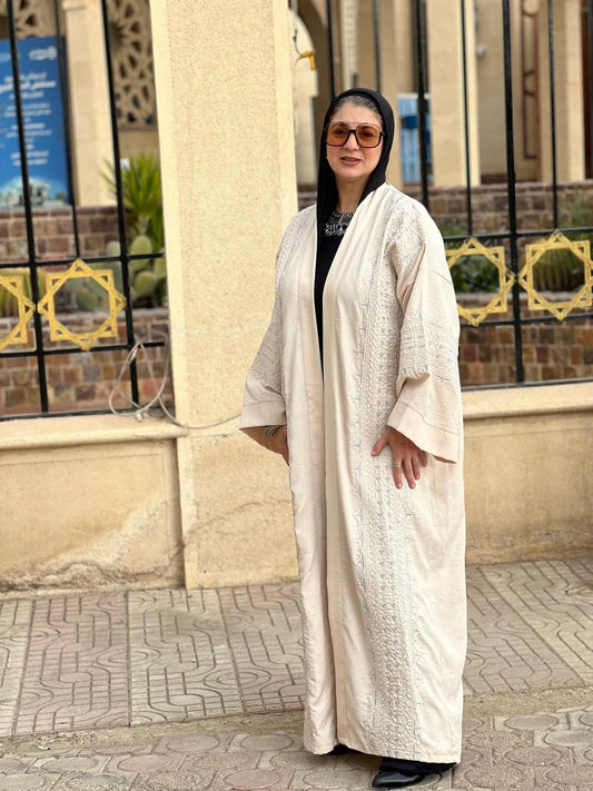 Linen Off-white Kaftan