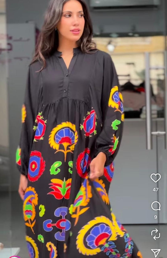 Turkish Black Dress