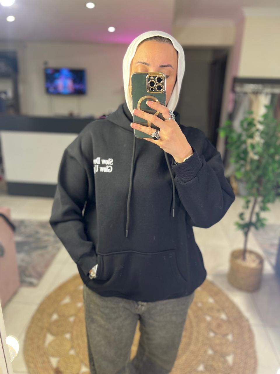 Slow Down Melton Sweatshirt