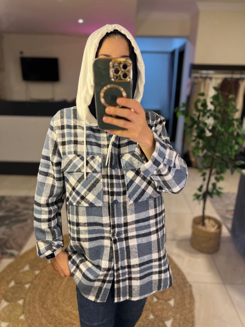Checkered Blue shirt