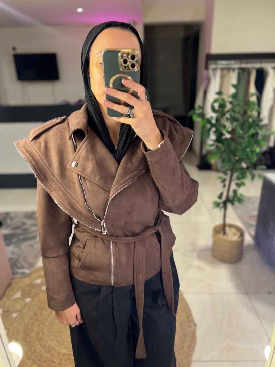 Brown Suede Jacket