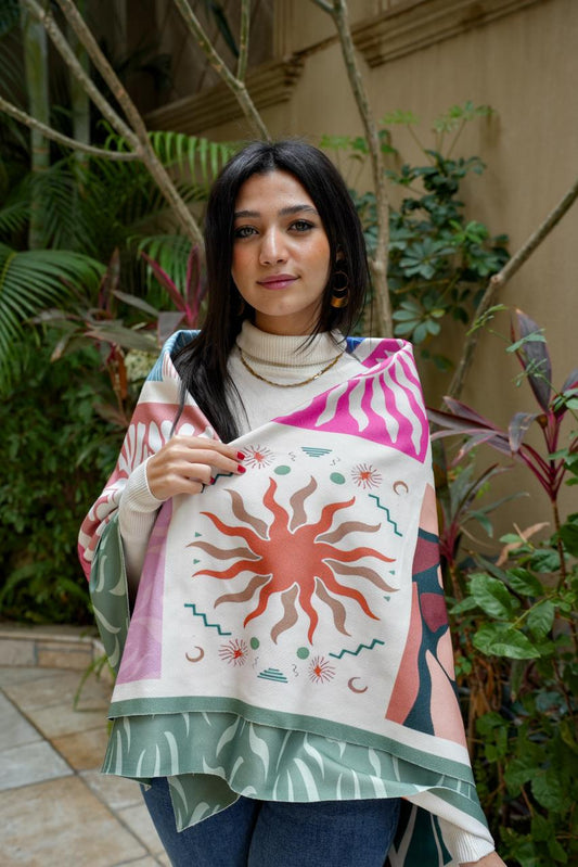 Flora Scarf ( square)