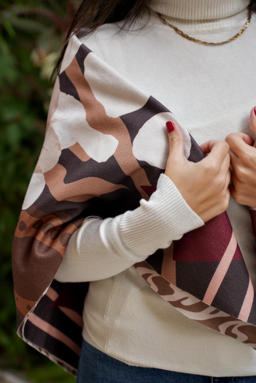 Zebra Scarf (Square)