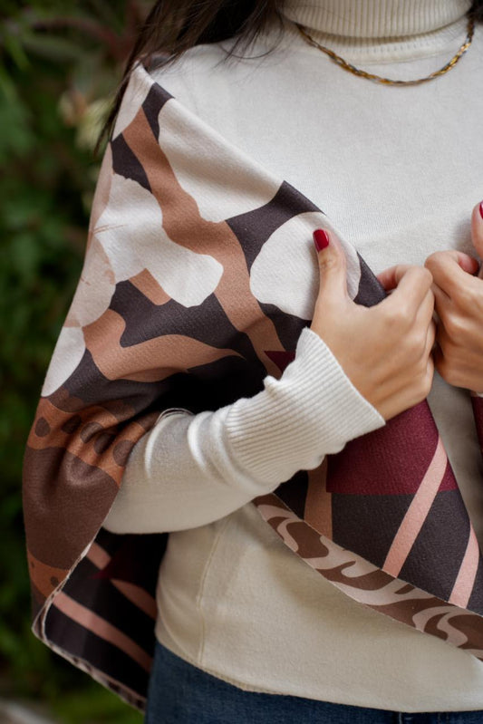 Zebra Scarf (Square)