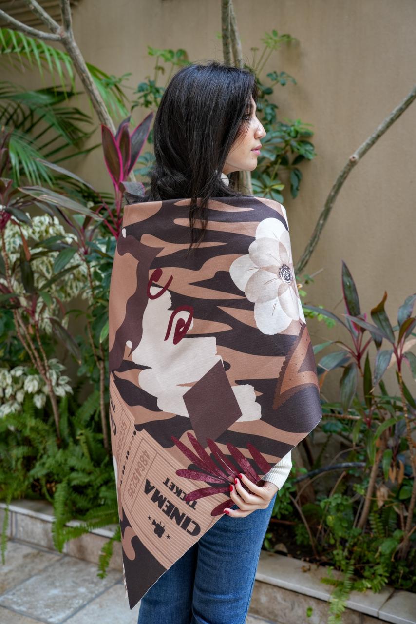 Zebra Scarf (Square)