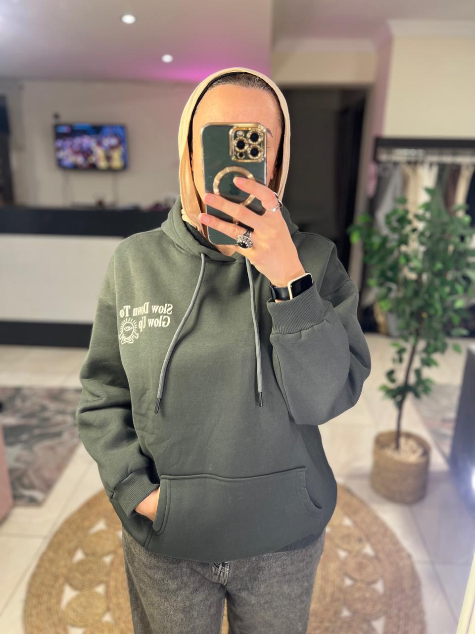 Slow Down Melton Sweatshirt