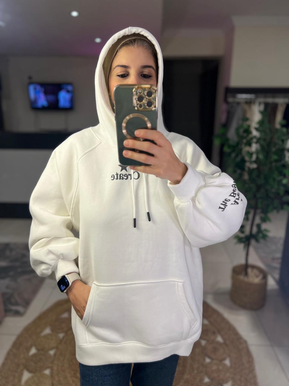 Start & Create Melton Sweatshirt