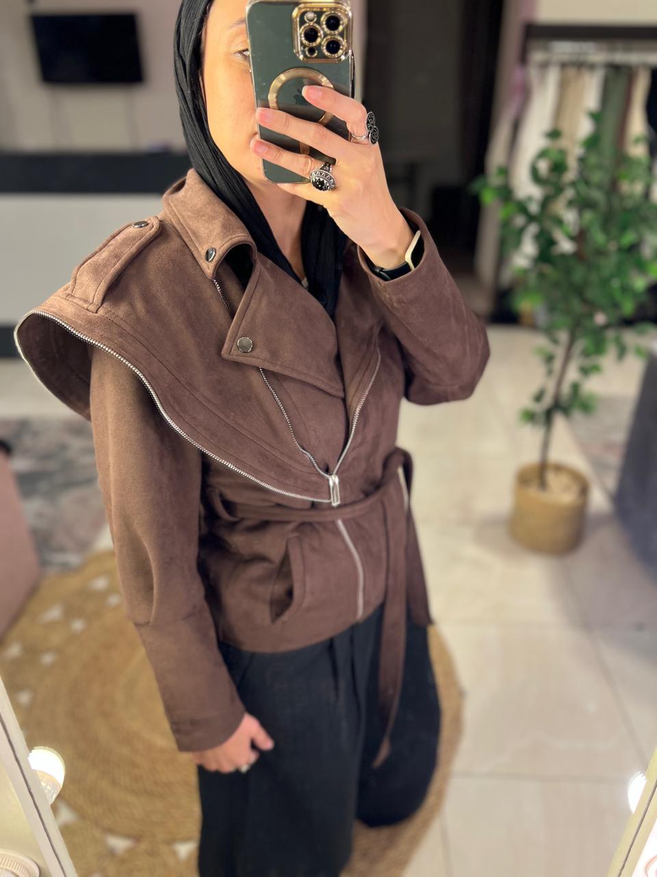 Brown Suede Jacket