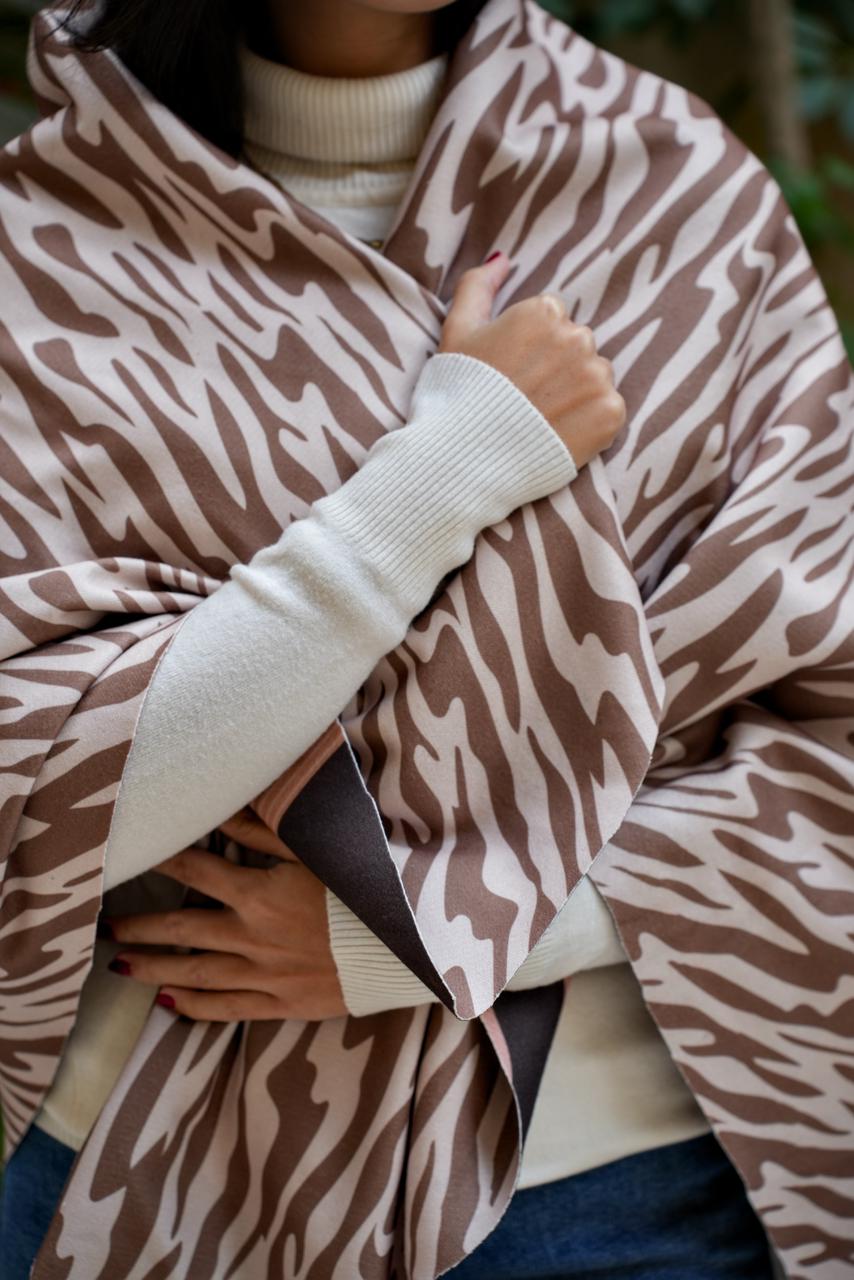 Zebra Scarf (Square)