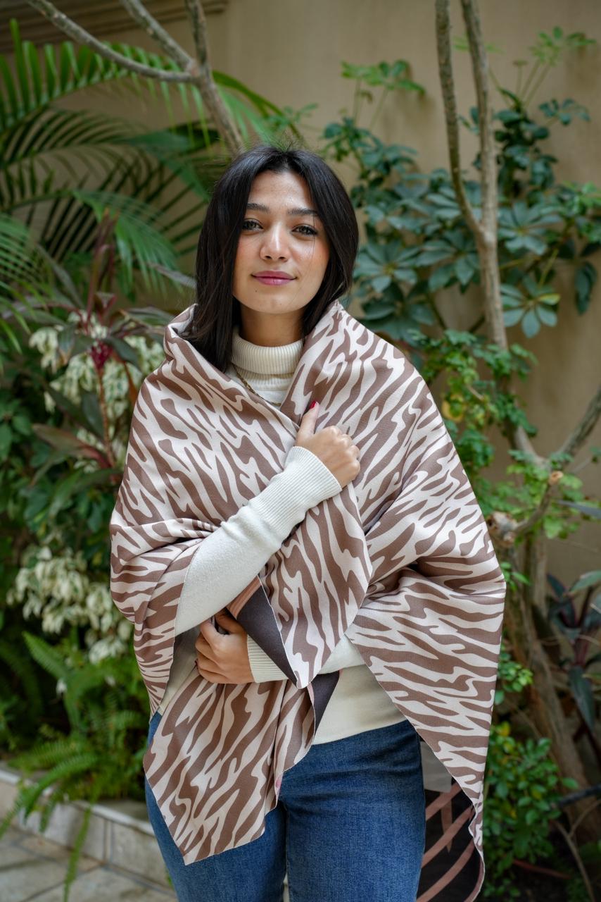 Zebra Scarf (Square)